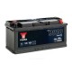 YUASA 12V 105Ah 950A AGM 393X175X190 -&sol;&plus;